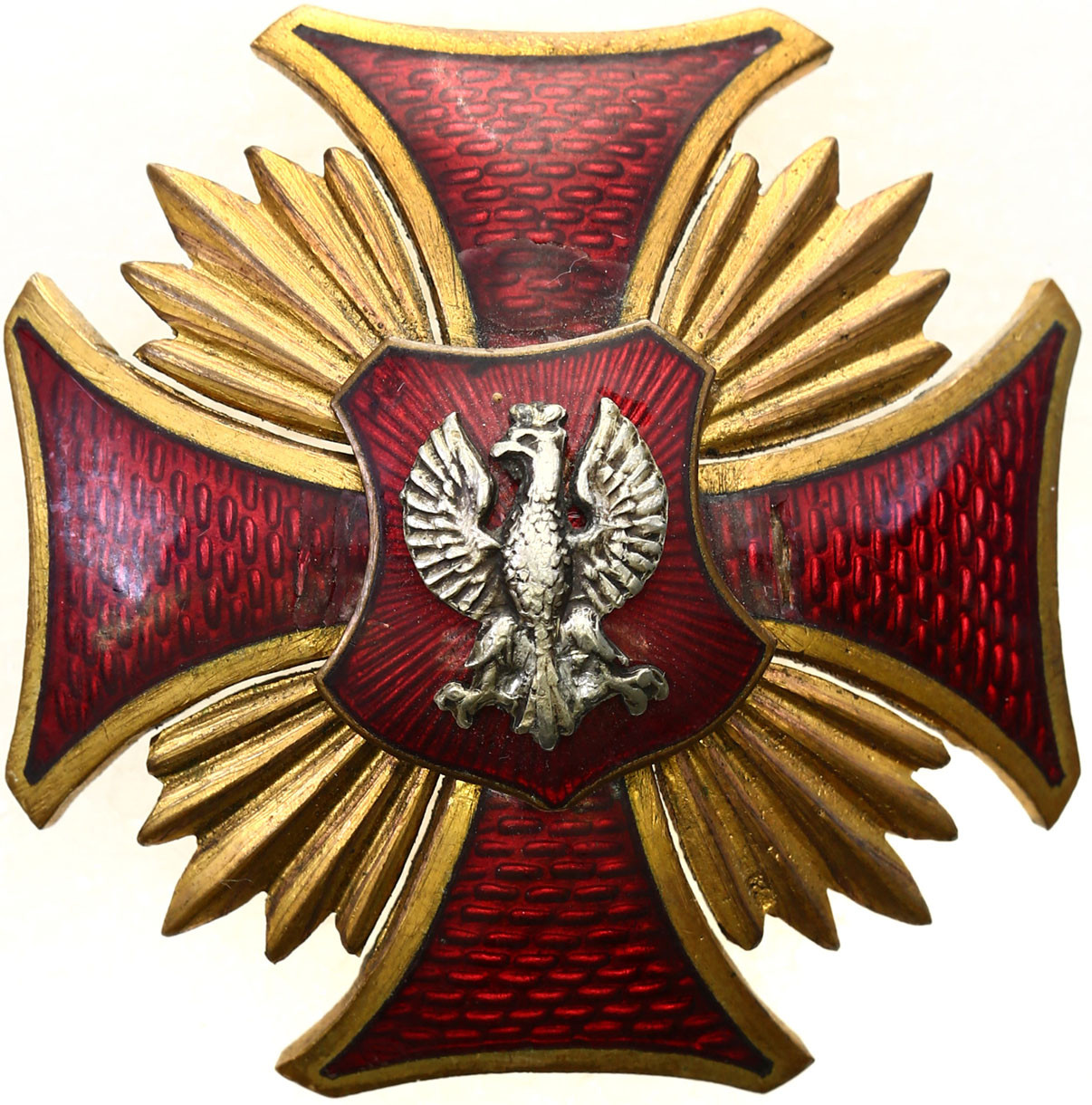 II RP. Odznaka pamiątkowa Związek Byłych Uczestników Powstań Narodowych